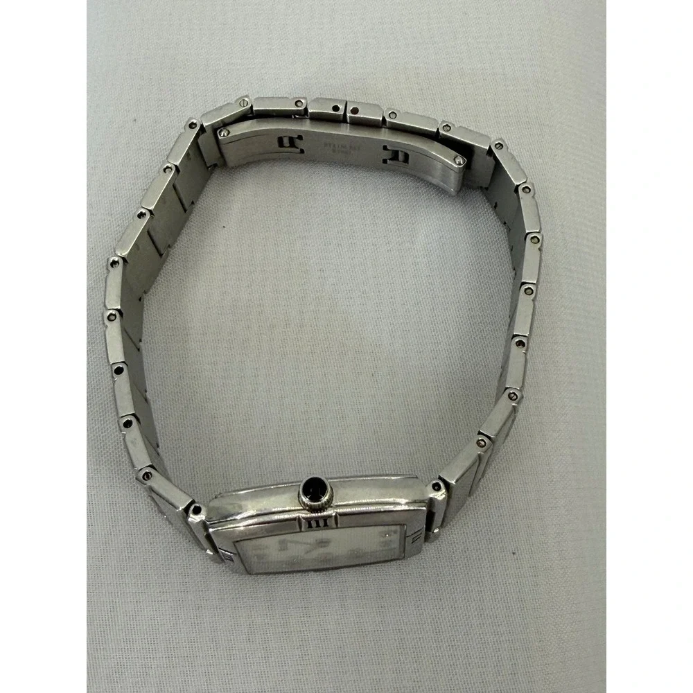 Bulova Womens Diamond Accent Stainless Steel Watch Silver Tone C8671383